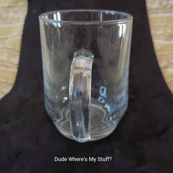 Arcoroc Spain Commercial Clear 8-ounce Glass Mug Coffee Cup Tea Cup - RARE Find - Picture 2 of 5